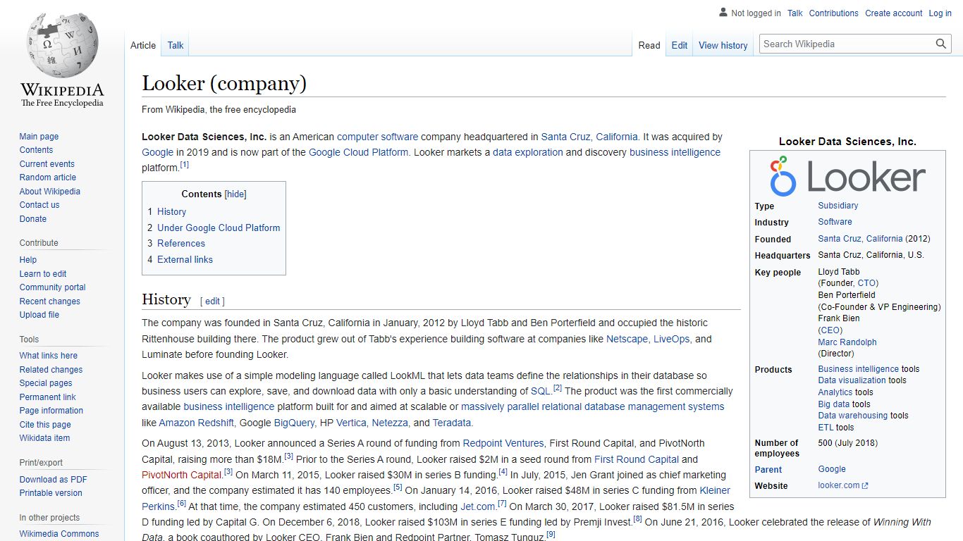 Looker (company) - Wikipedia